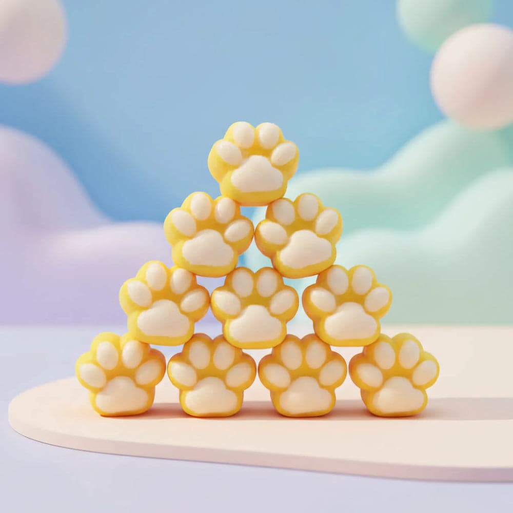 Squishy Patte de Chat Jaune — visuel 3
